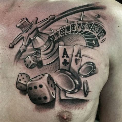 gamble tattoo|54 Gambling Tattoos and Their Meanings .